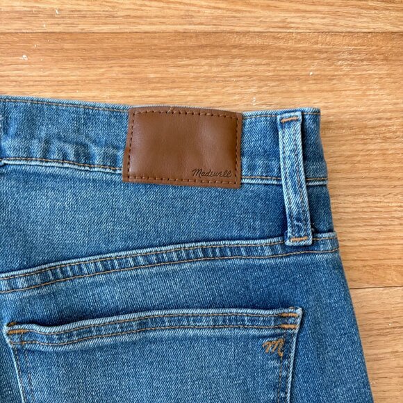 Madewell 10” High Rise Button Fly Denim Skinny Jeans Blue NWT Women’s Size 29 - Picture 6 of 10